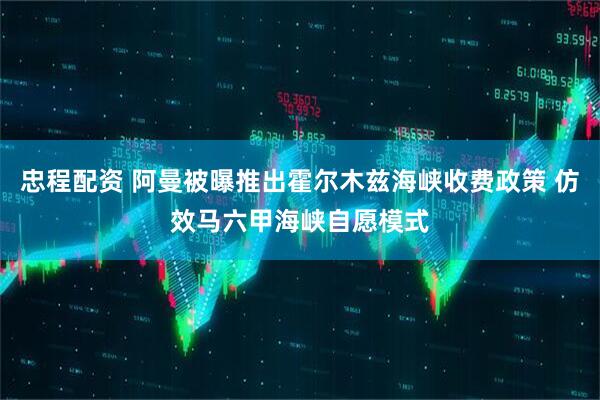 忠程配资 阿曼被曝推出霍尔木兹海峡收费政策 仿效马六甲海峡自愿模式