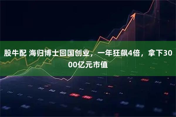 股牛配 海归博士回国创业，一年狂飙4倍，拿下3000亿元市值