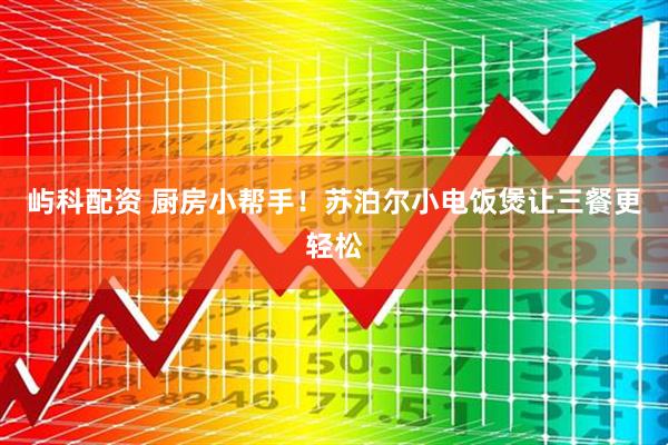 屿科配资 厨房小帮手！苏泊尔小电饭煲让三餐更轻松