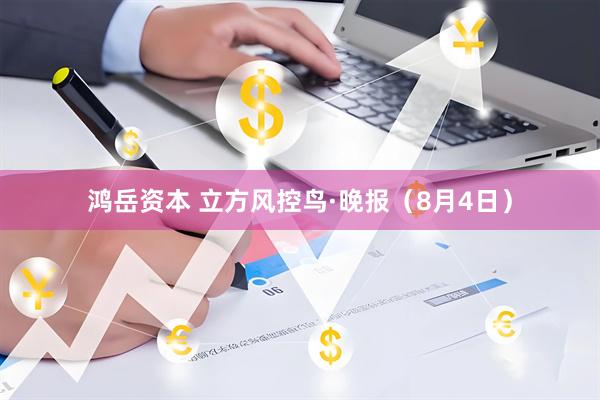 鸿岳资本 立方风控鸟·晚报（8月4日）